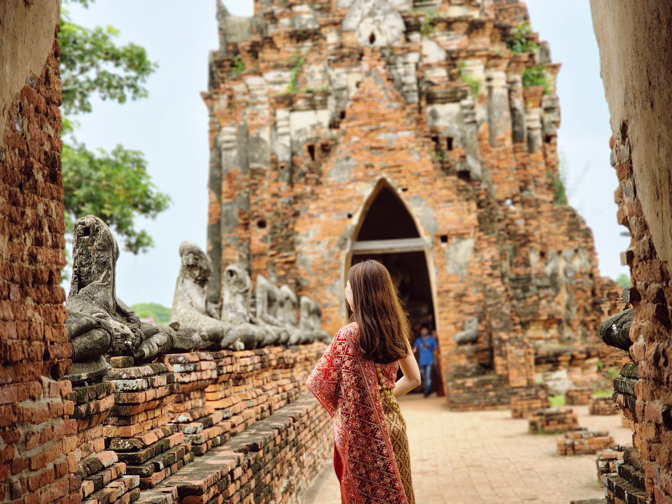 タイ衣装を着て世界遺産のアユタヤ遺跡観光「Wat Chai Wattanaram(ワット・チャイワッタナーラーム)」 | Ramip